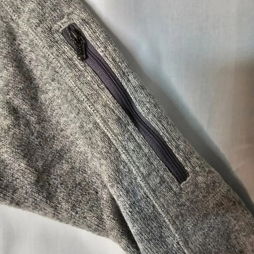 Patagonia Women's Better sweater 1/4 Zip fleece Sweater Heathered gray size S